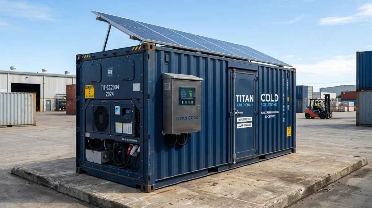 Solar & Generator-Powered Medical Cold Rooms (+2°C/+8°C Vaccine, Pharma & Blood Bank Containers)