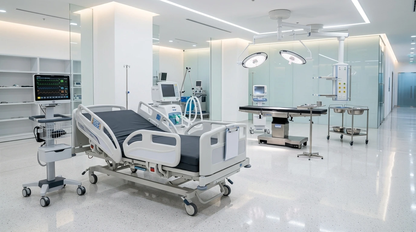 Hospital Patient Beds, ICU Equipment, Operating Theatre Tables & Clinical Furniture