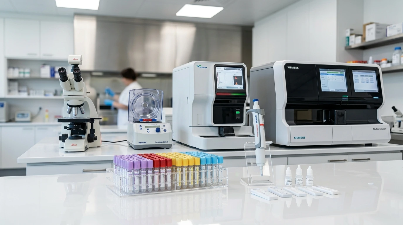 Clinical Laboratory Equipment, Biochemistry/Hematology Analyzers & Rapid Diagnostic Kits