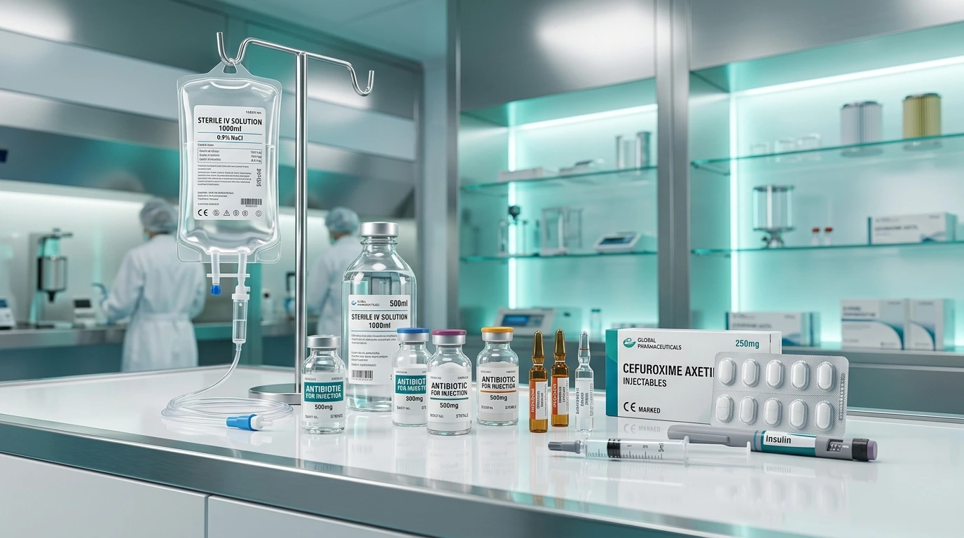 Human Pharmaceuticals, IV Infusion Solutions, Antibiotics & Injectables (7,673 Products)